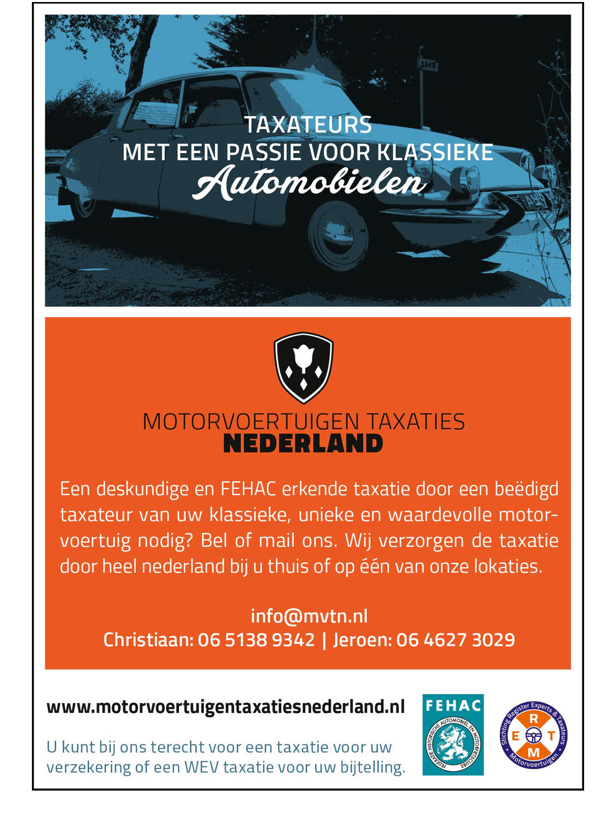 Motorvoertuigen Taxaties Nederland